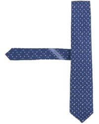 Ferragamo - Ferragamo Jacquard Pointed Tip Tie - Lyst