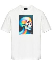 Paul Smith - Ps Paul Smith Graphic Printed T-Shirt - Lyst
