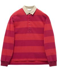 McQueen - Striped Polo Shirt - Lyst
