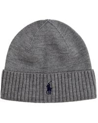 Polo Ralph Lauren - Logo-Embroidered Wool Beanie - Lyst