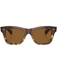 Oliver Peoples - Square-Frame Sunglasses - Lyst