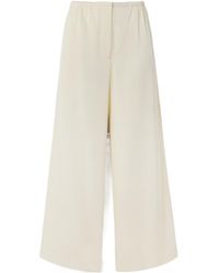Proenza Schouler - Meadow Pleated Wide-Leg Casual Pants - Lyst