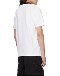 Off-White c/o Virgil Abloh - Logo Printed Crewneck T-Shirt - Lyst