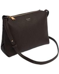 KHAITE - Medium Lina Grain Leather Crossbody Bag - Lyst