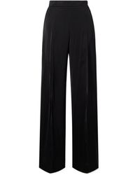 Jil Sander - Crepe De Chine Wide-Leg Pants - Lyst