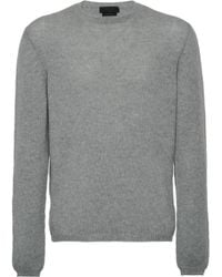 Prada - Cashmere Crew-Neck Sweater - Lyst
