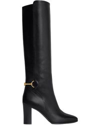 Celine - Claude High Boot With Triomphe Spur - Lyst