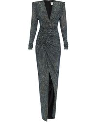 Alexandre Vauthier - Rhinestone Trimmed Dress - Lyst
