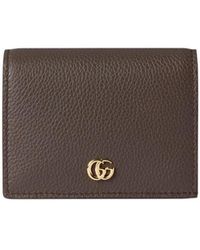 Gucci - Bi-Color Gg Marmont Small Wallet - Lyst