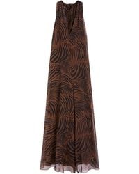 Max Mara - Studio Salice Halterneck Maxi Dress - Lyst