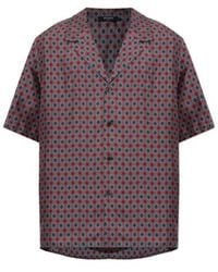 Balmain - Geometric Short-Sleeve Shirt - Lyst