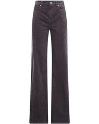 7 For All Mankind - Lotta Corduroy Wide-Leg Jeans - Lyst