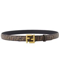 Fendi - Logo Detailed Buckled Belt - Lyst