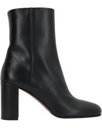 Prada - Triangle-Logo High-Heeled Boots - Lyst