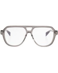 Balmain - Pilot-Frame Glasses - Lyst