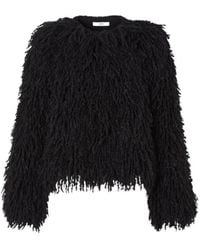 Fendi - Long-Pile Cashmere And Mohair Jacket - Lyst