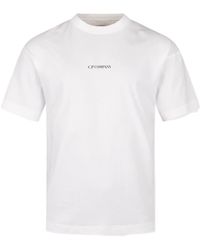 C.P. Company - Logo Back Print T-Shirt - Lyst