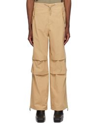 Dion Lee - Toggle Organic-Cotton Trousers - Lyst