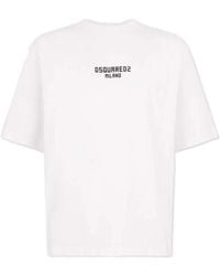 DSquared² - Logo Printed Crewneck T-Shirt - Lyst