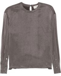 Officine Generale - Rimy Buttoned Long-Sleeve Top - Lyst