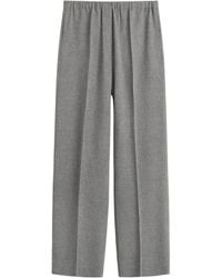 TOTEME - Totême Drawstring Straight Leg Trousers - Lyst