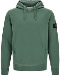 Stone Island - 'Badge Hoodie - Lyst