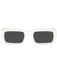 Prada - Eyewear Rectangle Frame Sunglasses - Lyst