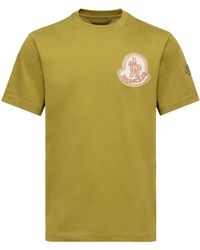 Moncler - Logo Cotton T-Shirt - Lyst