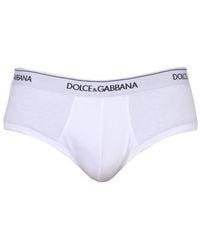 Dolce & Gabbana - Logo Waistband Briefs - Lyst