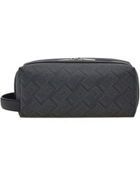 Ferragamo - Ferragamo Logo Print Zipped Pouch - Lyst