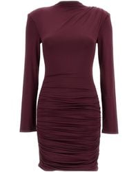 ROTATE BIRGER CHRISTENSEN - Draped Ruched Mini Dress - Lyst
