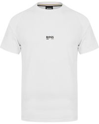 BOSS - T-Shirt With Logo Detail - Lyst
