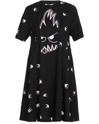 McQ - Swallow Monster T-Shirt Dress - Lyst