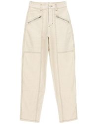 Isabel Marant - High-Waisted Wide Leg Jeans - Lyst