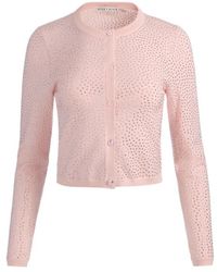 Alice + Olivia - Carson Embellished Cardigan - Lyst