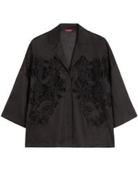 Max Mara - Studio Legno Embroidered Button-Up Shirt - Lyst