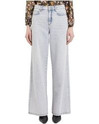 iBlues - Denim Trousers With Belt Loops - Lyst