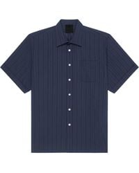 Givenchy - Striped Short-Sleeved Shirt - Lyst