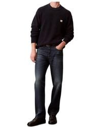 Calvin Klein - Cotton Sweater With Monogram - Lyst