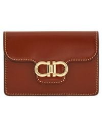 Ferragamo - Ferragamo Gancini Card Holder - Lyst