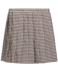 Moncler - Pleated Mini Skirt - Lyst