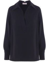 Alberto Biani - Crepe Blouse - Lyst