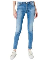 Emporio Armani - Logo Detail Jeans - Lyst