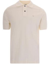 Emporio Armani - Slim-Fit Piqué Polo Shirt - Lyst