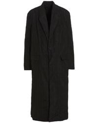 Balenciaga - Checked Single-Breasted Coat - Lyst