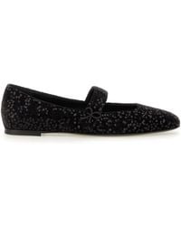 Roberto Festa - Rhinestone Ballerina Flats - Lyst