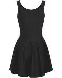 Dior Short Macrocannage Flared Dress in Black | Lyst Dior Short Macrocannage Flared Dress in Black | Lyst