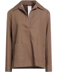 Max Mara - Solid Color Long-Sleeve Coat - Lyst