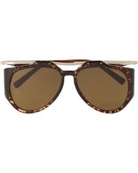 Saint Laurent - Eyewear Aviator-Frame Sunglasses - Lyst