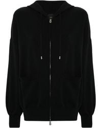 Pinko - Tirage Drawstring Zip-Up Hoodie - Lyst